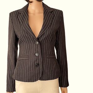 Striped Black Tailored Women’s Blazer